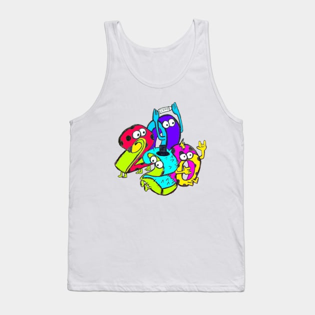 Number 20x20 Tank Top by hsf